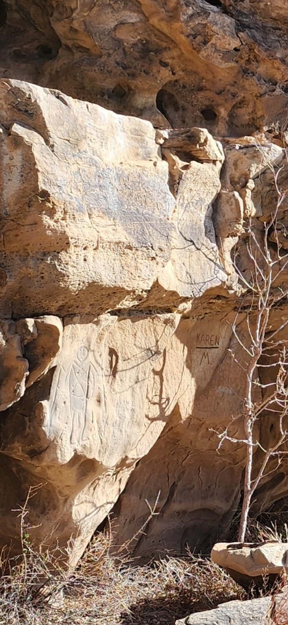 Petroglyphs in Picture Canyon, Campo,&nbsp;Colorado