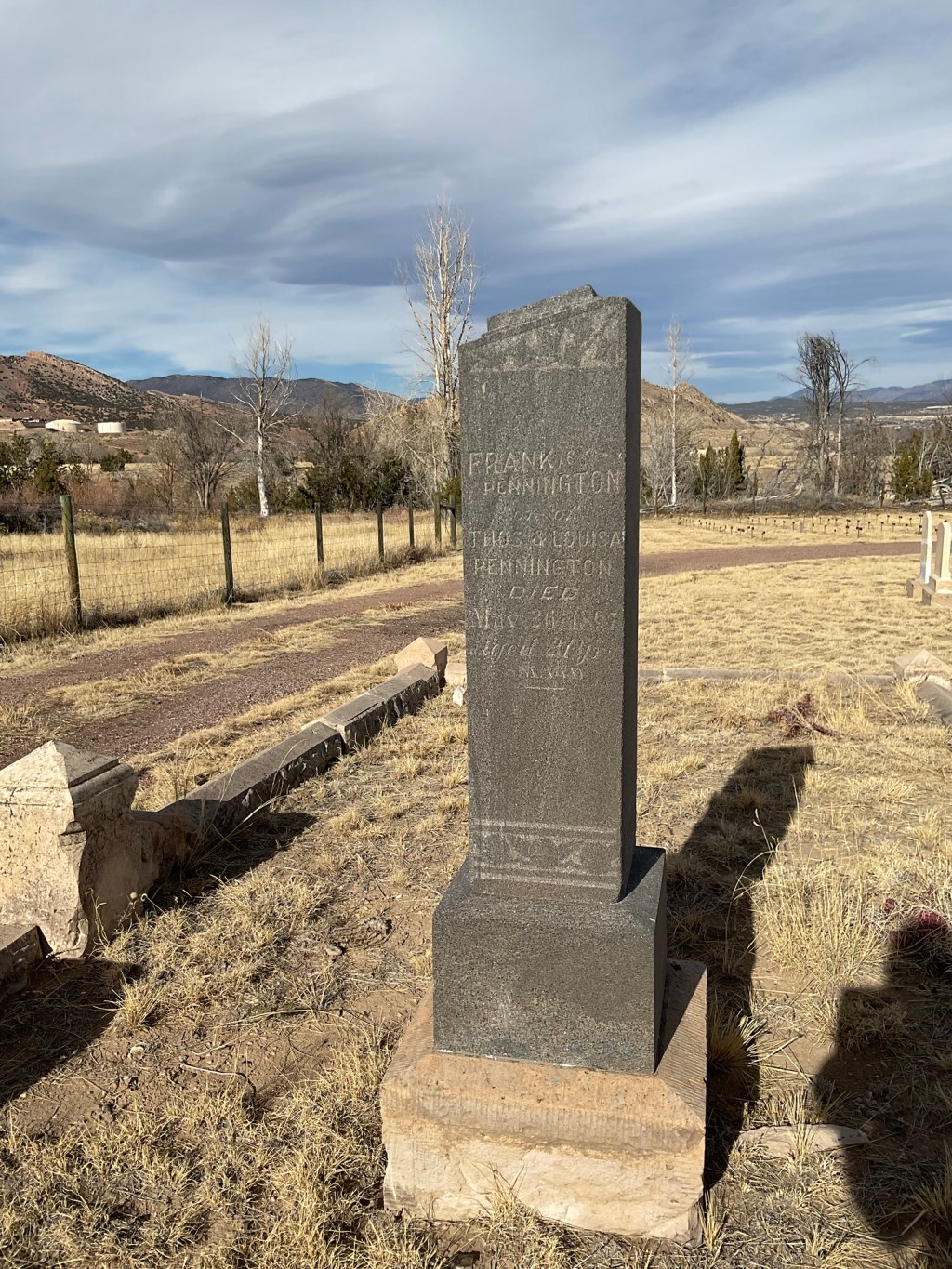 Best view in the Cemetery, Greenwood Cemetery, Canon City,&nbsp;Colorado