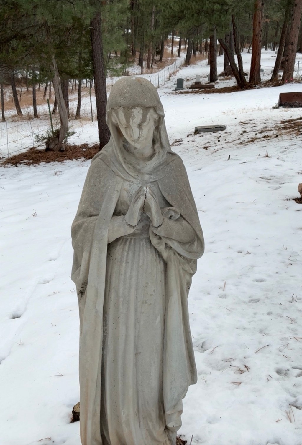 Statue in Beulah Cemetery,&nbsp;Colorado